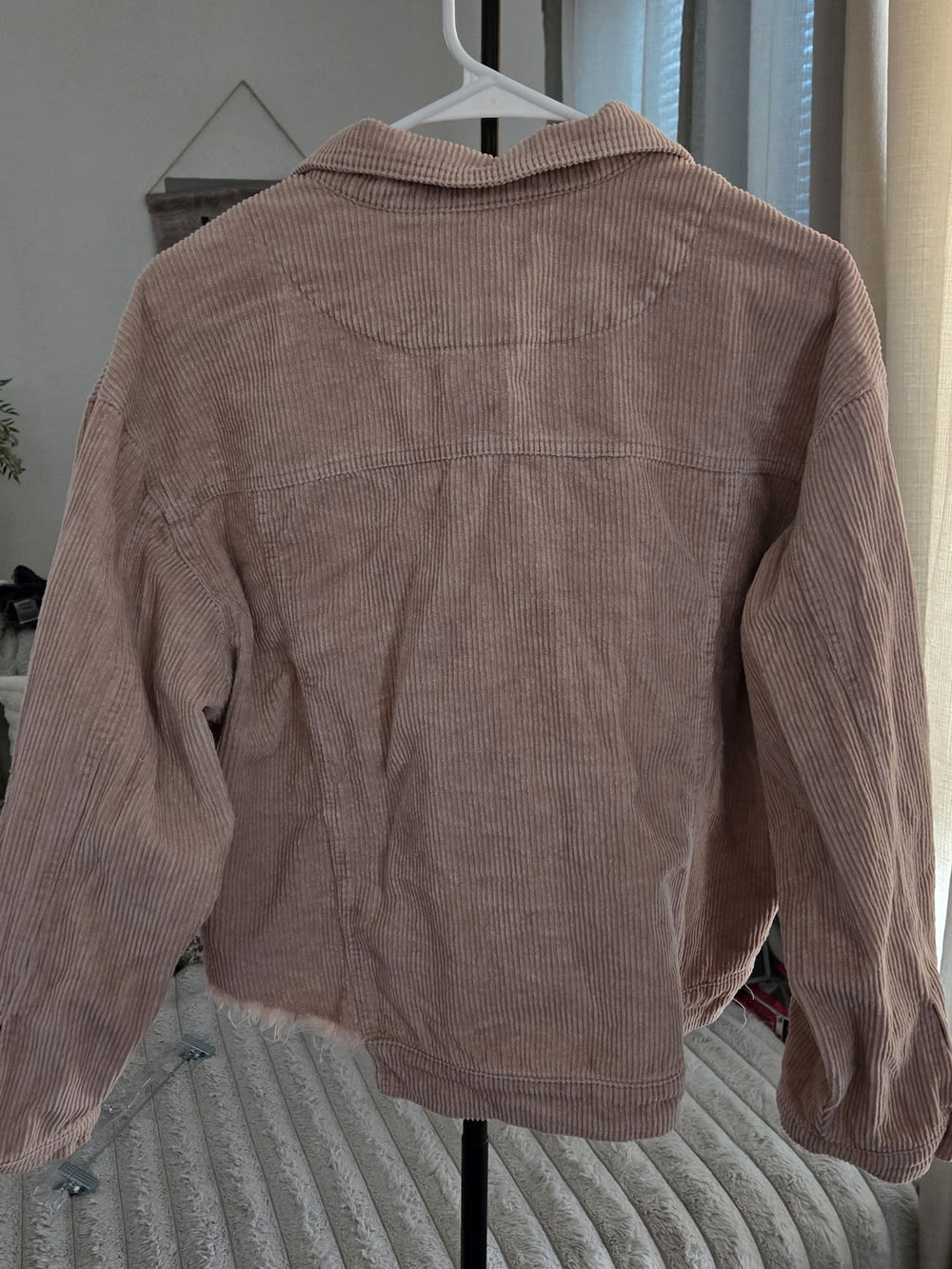 POL Dusty Rose Corduroy Button Jacket - Picture 2 of 4